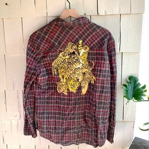 Free People Tiger Shirt